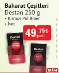 DESTAN BAHARAT ÇEŞİTLERİ 250 G DESTAN BAHARAT ÇEŞİTLERİ 250 G